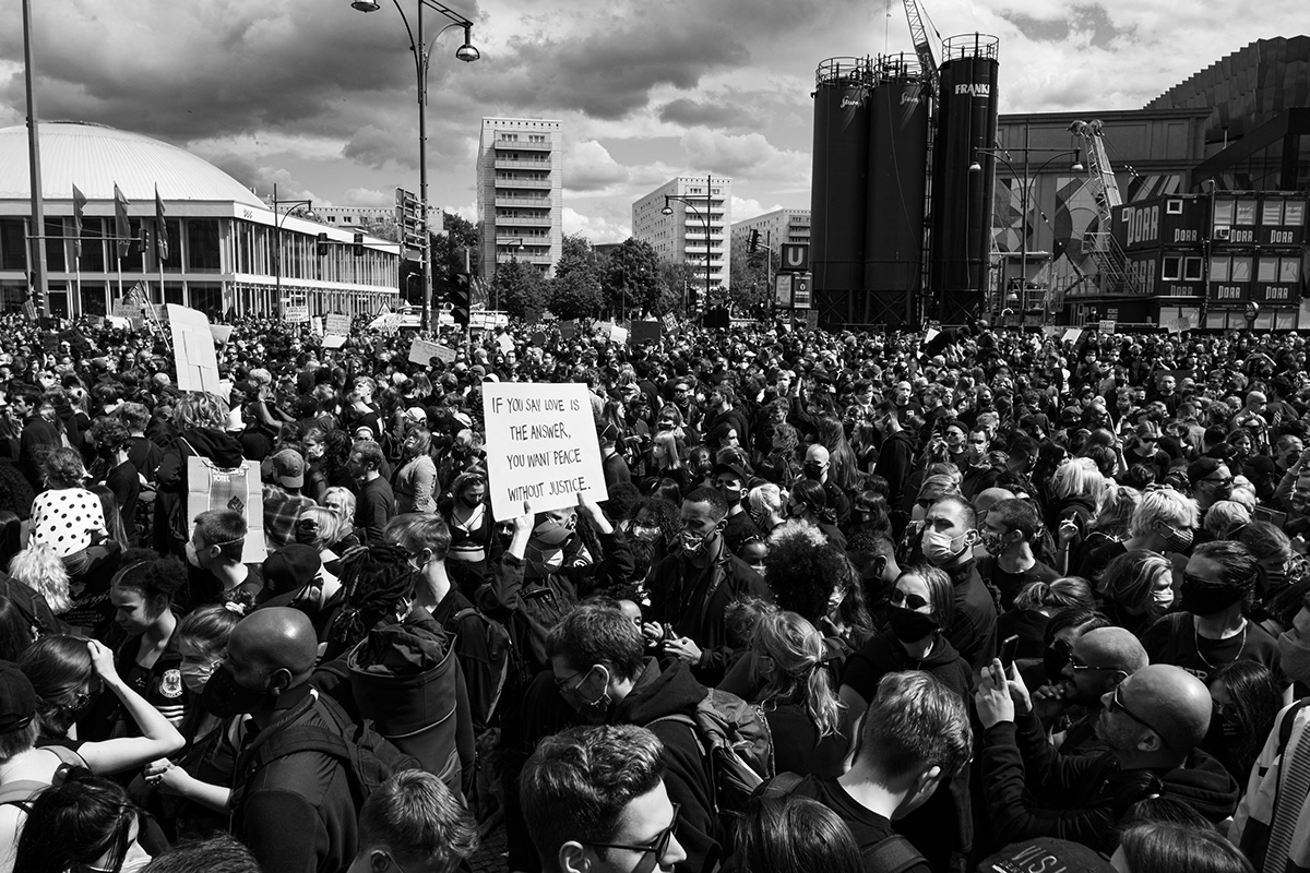 Black Lives Matter protest in Berlin
